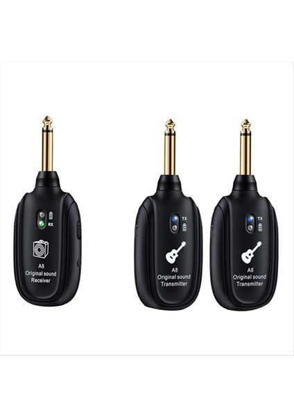 Kablosuz Gitar Sistemi Uhf Akustik Gitar Bas Keman Klavye Için Kablosuz Verici Alıcı (Yurt Dışından)