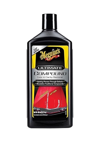 Üstün Bileşik, Renk ve Berraklığı Geri Kazanır, Şeffaf Kaplama Kaplama, Girdap Izlerini ve Çizikleri Giderme, Lehçe, Zengin Parlaklık, Boya Üzerinde Güvenli (450 Ml, 1 Paket)