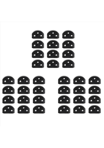 36PCS Klasik Gitar Silindirler Dize Ağaçları Tutma Kılavuzları Gitar Dizesi Kilit Kiliti Blok Kelepçesi Siyah (Yurt Dışından)