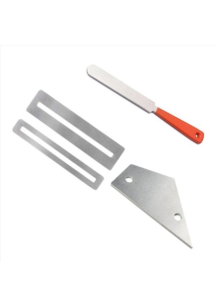 Gitar Araçları Set Paslanmaz Çelik Dosyası Luthier Gitar Somun Olay Dosyası Guitar Fret Tesviye Dosyası Dize Taşlama Pedi (Yurt Dışından)