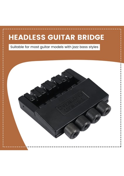 1 Set 4 Ip Başsız Bas Gitar Köprü Sistemi Başsız Elektrik Bas Değiştirme Için Elektrik Bas Parçası (Yurt Dışından) fırsatları