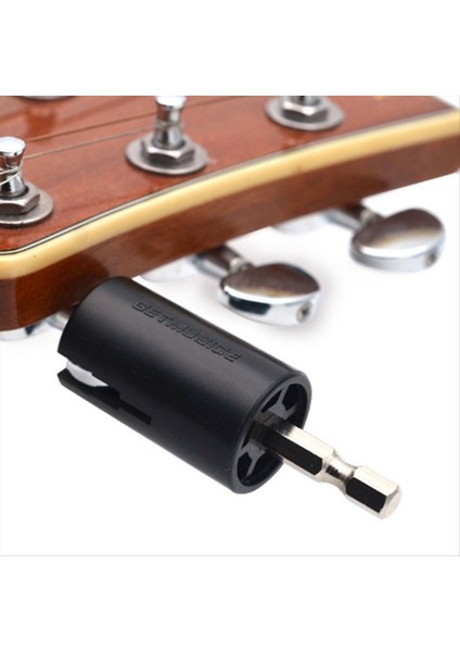 2pcs Elektro Gitar Bas Düğmesi Sarı Matkap Bit String Strip Sinder Headstock Elektrikli El Matkap Dize Sarıcı Kafa Elektrik (Yurt Dışından) fırsatları