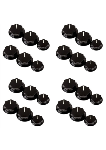 24PCS Controme Bass Için Kontrol Düğmesi Ses Kontrol Düğmeleri Elektro Gitar Parçaları (Yurt Dışından)