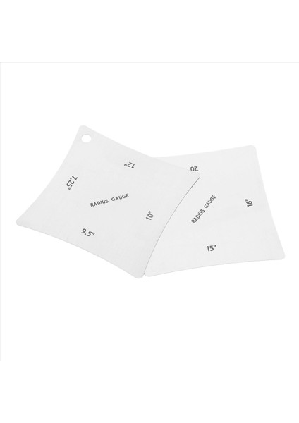 6pcs Gitar Klavye Klavyesi Eyer Fındık Yarıçapı Göstergesi Paslanmaz Çelik Alet Ölçüm (Yurt Dışından) fiyatları