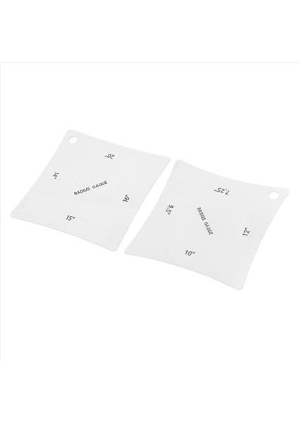 6pcs Gitar Klavye Klavyesi Eyer Fındık Yarıçapı Göstergesi Paslanmaz Çelik Alet Ölçüm (Yurt Dışından) modelleri