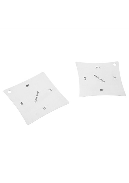 6pcs Gitar Klavye Klavyesi Eyer Fındık Yarıçapı Göstergesi Paslanmaz Çelik Alet Ölçüm (Yurt Dışından) fırsatları