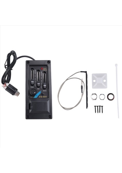 EQ-505 Gitar Eyer Pikap 3 Bantlar Eq Eq Eq Equder Sol El Akustik Gitar Preamp Preamp Sistemi Equıther Pıezo (Yurt Dışından)
