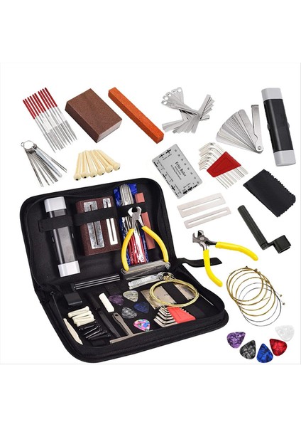 1 Set Gitar Aracı Kiti Torba Onarım Araçları Dize Aksiyon Cetveli Luthier Dosya Gitar Için Gitar Köprüsü Pimleri Ukulele (Yurt Dışından) fiyatları