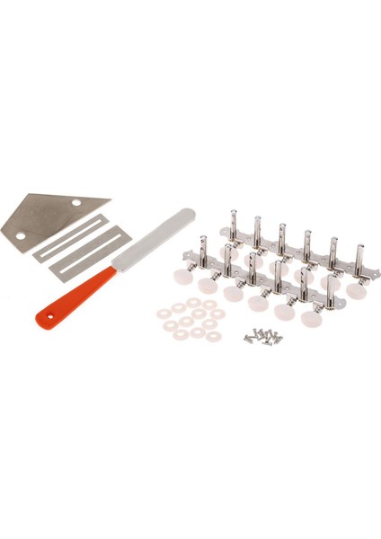 2 Araç Set 1 Set Gitar Fret Dosya Tanım Araçı ve 1 Set 6r+6l 12 Dize Akustik Gitar Ayarlama Anahtar Peg Tuner (Yurt Dışından) fiyatları