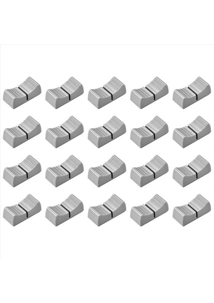 100PCS 24MMX11MMX10MM Konsol Mikser Kaydırıcı Fader Knobs Potansiyometre Gri Düğmesi Siyah Işaret (Yurt Dışından) fiyatları