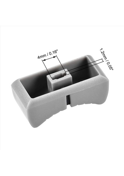 100PCS 24MMX11MMX10MM Konsol Mikser Kaydırıcı Fader Knobs Potansiyometre Gri Düğmesi Siyah Işaret (Yurt Dışından) indirimleri