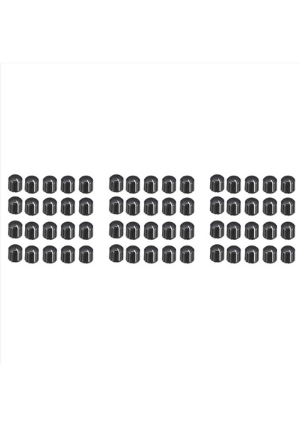 60PCS 15X13 5mm Plastik Potansiyometre Döner Döner 6mm Delik D Tip Mil Gitar Hacim Düğmesi (Yurt Dışından)