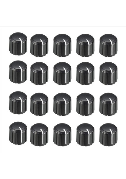 60PCS 15X13 5mm Plastik Potansiyometre Döner Döner 6mm Delik D Tip Mil Gitar Hacim Düğmesi (Yurt Dışından) fiyatları