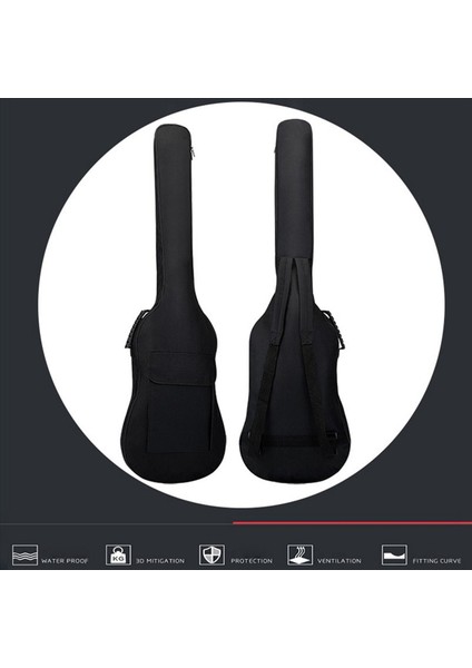 3x Elektrik Bas Çorba Konseri Çanta Sırt Çantası Yastıklı Yumuşak Kılıf 5mm Dolgu Hafif Su Geçirmez Sırt Çantası (Yurt Dışından) fırsatları