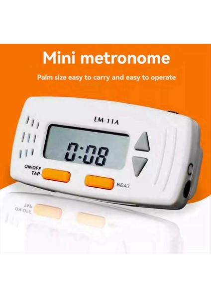 Gitaristler Için Saat Fonksiyonu Mini Metronomlu Em-11 Klipsli Gitar Metronom Taşınabilir Gitar Aksesuarları (Yurt Dışından) fiyatları