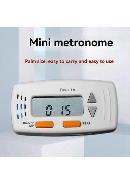 Gitaristler Için Saat Fonksiyonu Mini Metronomlu Em-11 Klipsli Gitar Metronom Taşınabilir Gitar Aksesuarları (Yurt Dışından) modelleri