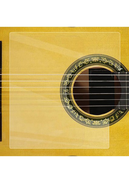 Flamenko Gitar Parçaları Için 2x Şeffaf Halk Akustik Gitar Pickguard Anti-Çizelge Klasik Koruma Plakası (Yurt Dışından) fiyatları