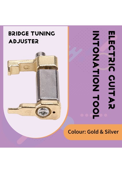 Elektro Gitar Tonlama Aracı Gitar Köprü Tonlama Aracı Floyd Rose Tremolo Elektro Gitar Gümüş ve Altın (Yurt Dışından) fırsatları