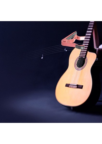 3 Pc Gitar Aksesuarları 1 Pcs Kelepçe Anahtarı Tetikleyici Capo Pink &amp 2 Pcs Gitar Sipmeleri Kuyruk Altın (Yurt Dışından) fırsatları
