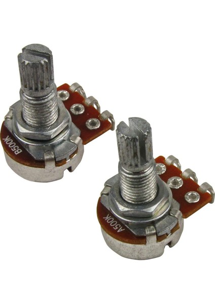 20 Pcs Gitar Küçük Boyutlu Potlar B500K Gitar Bas Parçaları Için Potansiyometreler - 10 Pcs B500K ve 10 Pcs A500K (Yurt Dışından) fiyatları