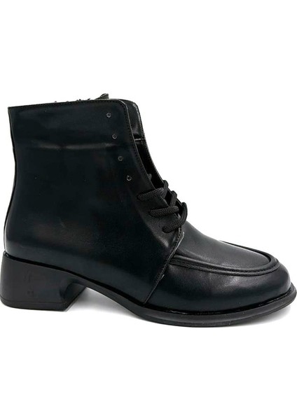 (Park Moda) Riyad Termo Kaymaz Taban Bağcıklı&fermuarlı Günlük Kadın Bot Siyah fiyatları