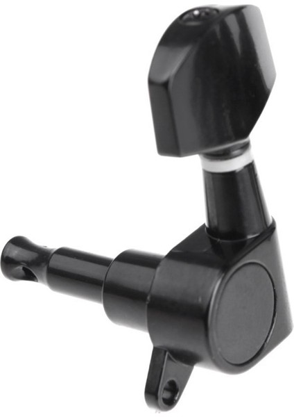 6 Adet Siyah Mühürlü Elektrik Ayar Mandalları Tuner Makine Kafası 3r 3l ve 1 Set Akustik Guar Köprü Pimleri Eyer Somun Parçaları 1xguitar Eyer x 1x Gitar Somunu (Siyah) (Yurt Dışından) indirimleri