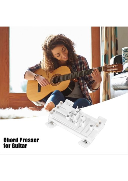 Gitar Yardım Aracı Öğrenme Aracı Tek Dokunma Akorları Baskı Gitar Öğrenme Aracı Gitar Akor Trainer Uygulama Yeni Başlayan Sevgiliye Yardım (Yurt Dışından) fırsatları