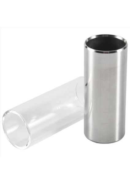 Gitar Bas Orta (6 Cm) Için 2 Adet Cam Slayt ve Metal Slayt (Yurt Dışından) fiyatları