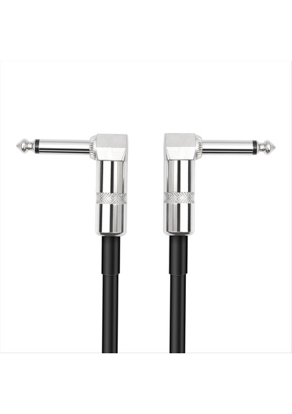 5 Paket Gitar Efekti Pedallı Düz Yama Kabloları 6 Inç Uzunluk 1/4 Inç Sağ Açılı Konektörler Yama Kablosu (Yurt Dışından) indirimleri