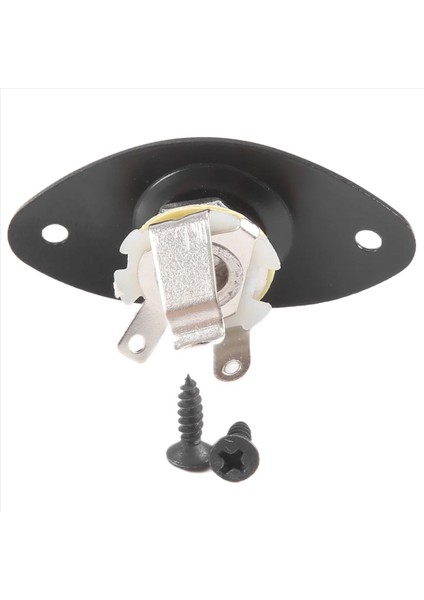 Oval Girintili Gitar Jakı Plakası30 Bk Oval Girintili Gitar Jakı Plakası ve Soket Siyah Yüksek Kalite 1 Paket (Yurt Dışından) fiyatları