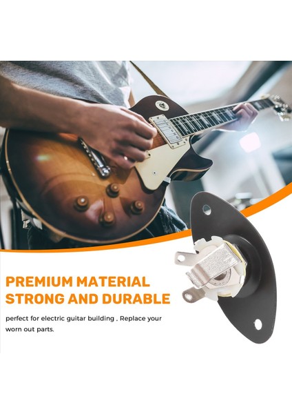 Oval Girintili Gitar Jakı Plakası30 Bk Oval Girintili Gitar Jakı Plakası ve Soket Siyah Yüksek Kalite 1 Paket (Yurt Dışından) indirimleri