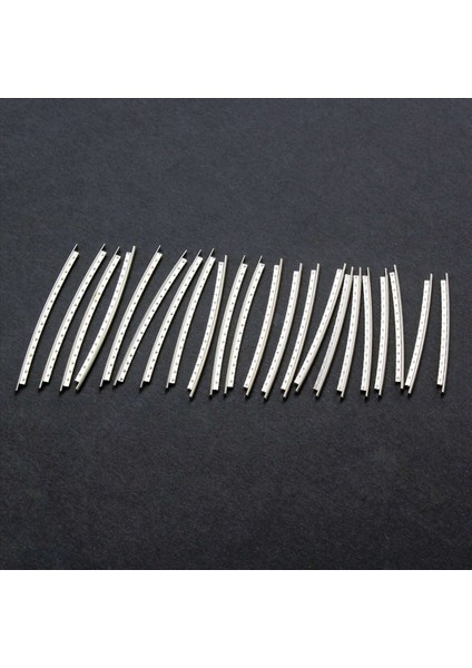 120PCS Paslanmaz Çelik Gitar Perdesi Teli 24 Klavye Perdeleri Akustik Gitar Parçaları Için 2 7 mm (Yurt Dışından)
