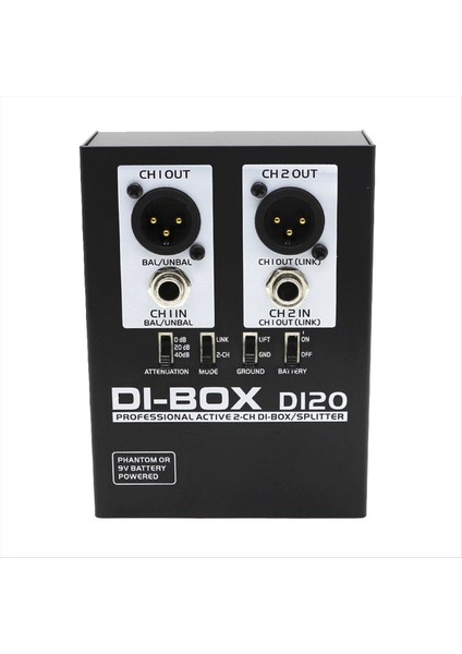 Ses Aktif Di Kutu Doğrudan Enjeksiyon Kutusu Düşük Gürültülü Gitar Bas Di 2 Kanal Ses Dönüştürücü Çok Amaçlı Mikser Ses (Yurt Dışından) fiyatları