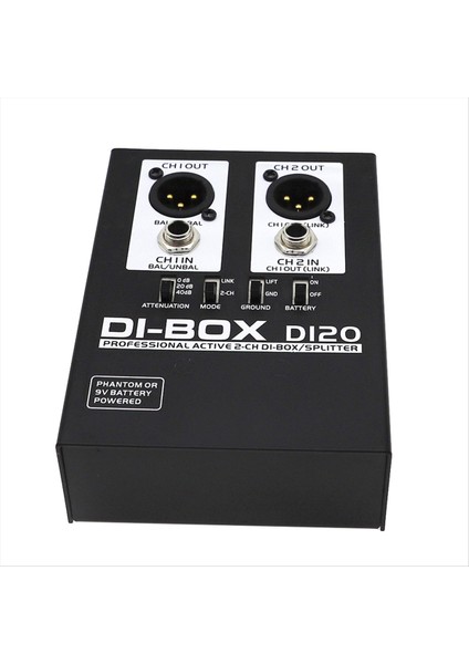 Ses Aktif Di Kutu Doğrudan Enjeksiyon Kutusu Düşük Gürültülü Gitar Bas Di 2 Kanal Ses Dönüştürücü Çok Amaçlı Mikser Ses (Yurt Dışından) fırsatları