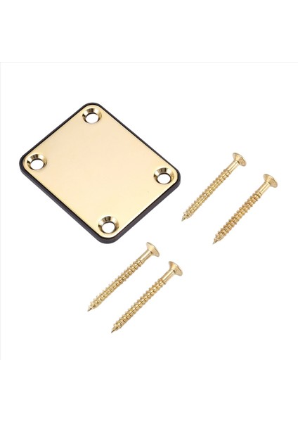 Fender Strat Elektro Gitar Için 4 Vidalı Yedek Parça ile Altın Boyun Plakası (Yurt Dışından) modelleri