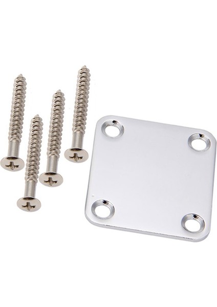 2 Set Electric Gitar Aksesuarları 1 Set Boyun Plakası Vidalı ve 1 Set Köprü Saddles Düz Set (Yurt Dışından) fiyatları