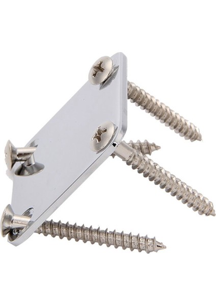 2 Set Electric Gitar Aksesuarları 1 Set Boyun Plakası Vidalı ve 1 Set Köprü Saddles Düz Set (Yurt Dışından) fırsatları