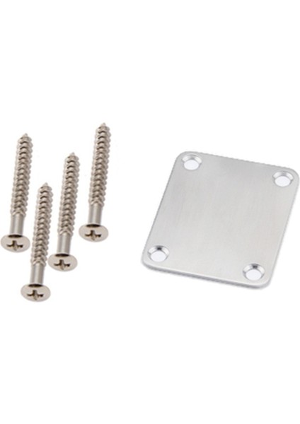 2 Set Electric Gitar Aksesuarları 1 Set Boyun Plakası Vidalı ve 1 Set Köprü Saddles Düz Set (Yurt Dışından) indirimleri