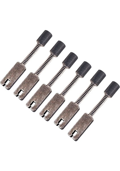 6 Adet Siyah Başsız Gitar Köprü Ipi Başsız Gitar Köprüsü Yedek Aksesuarları Için Eyerler (Yurt Dışından)
