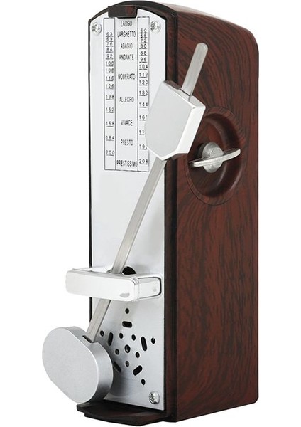 Piyano Mekanik Metronom Retro Metronom Evrensel Piyano Gitar Keman Müzikal Derin Ahşap Renk (Yurt Dışından)