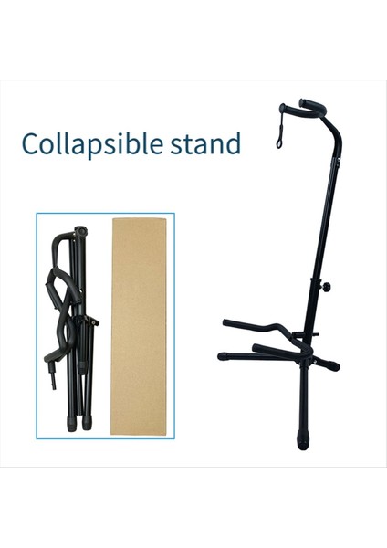 Gitar Stand Metal Electric Guitarra Zemin Stand Gitar Braketi Taşınabilir Bas Ekran Raf Müzik Enstrümanı Tutucu (Yurt Dışından) modelleri