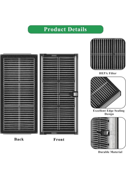 X40 ULTRA/L10S Pro Ultra HEAT/X30 ULTRA/L10S Gen 2/L40 Vakum Filtreleri Için Yedek Filtre (Yurt Dışından) fiyatları