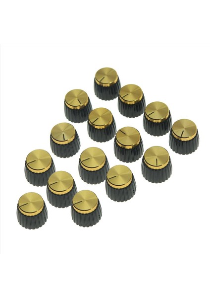 60 Pcs Gitar Amp Amplifici Sipariş Bakımları Siyah Altın Alumınum Cap Üstü 6mm Çapı Saksılar Marshall Amplifikatörler (Yurt Dışından) fiyatları