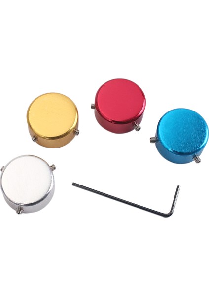 4pcs Gitar Pedalları Ayak Switch Topper Alüminyum Alaşım Gitar Efekti Ayak Tırnak Kapağı Gitar Efektleri Için (Yurt Dışından)