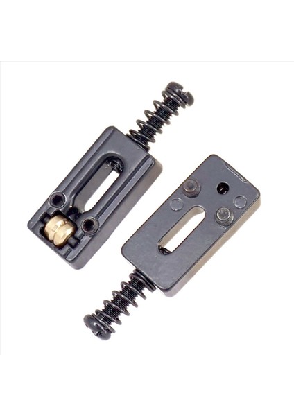 12 Pcs Metal Guitar Köprüsü Eyer Top Silin String Tremolo Köprü Saddles Elektro Gitar Yedek Parçaları Siyah (Yurt Dışından) modelleri