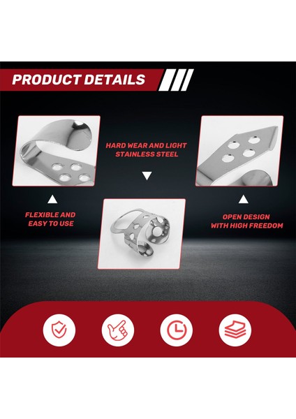 4pcs Metal Ayarlanabilir Başparmak Parmak Gitar Akustik Gitar Banjo Ukulele Için (Yurt Dışından) indirimleri