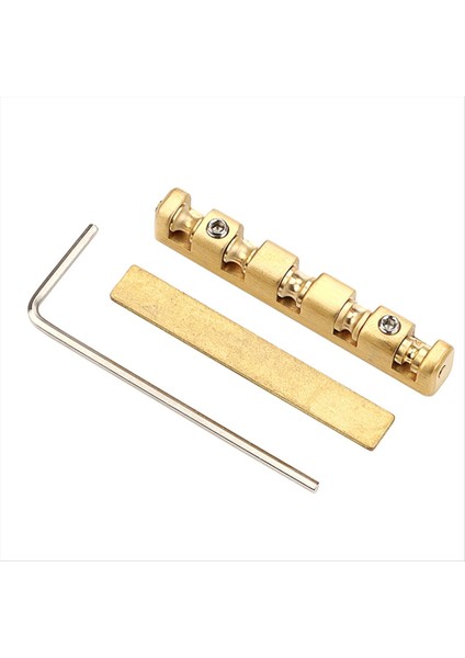 Elektro Gitar Pirinç Somun 42MM Yükseklik Ayarlanabilir Pirinç Roller Somun Gitar Somun 6 String Elektro Gitar Yedek Parçaları (Yurt Dışından) modelleri
