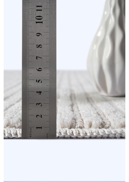 Yalın Microfiber Bukle Dokuma Halı Antre Hol Kesme Halı Yolluk 5771 Krem modelleri