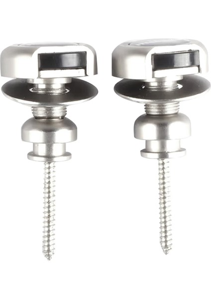 2 Adet Gitar Kayış Kilitleri Düğmesi Kilitler Güvenlik Tutucu Anti-Düzenli Metal Kayış Düğmeleri Elektro Gitar Bass Için Tutucu B (Yurt Dışından)