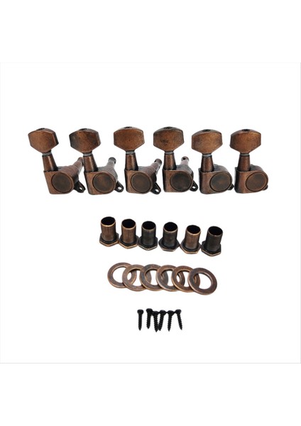 6 Pcs Gitar Tuner Gibar Tümleme Tuner Tuner Makine Knobs See Sule Gitar Düğmesi (Yurt Dışından) fırsatları